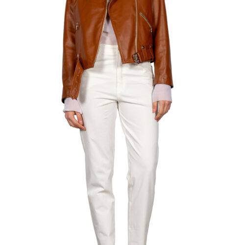Biker over in vera pelle