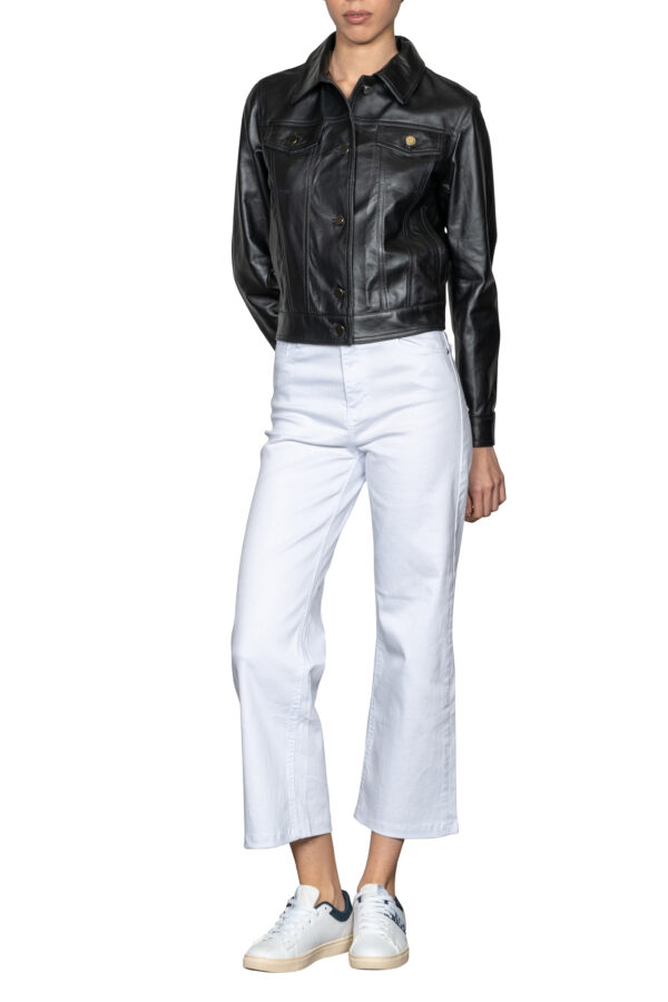 Giacca vera pelle stile 80's