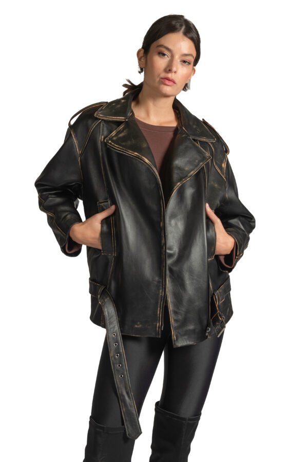 Biker over effetto vintage - immagine 3