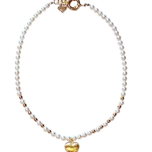 11. Collana gold heart