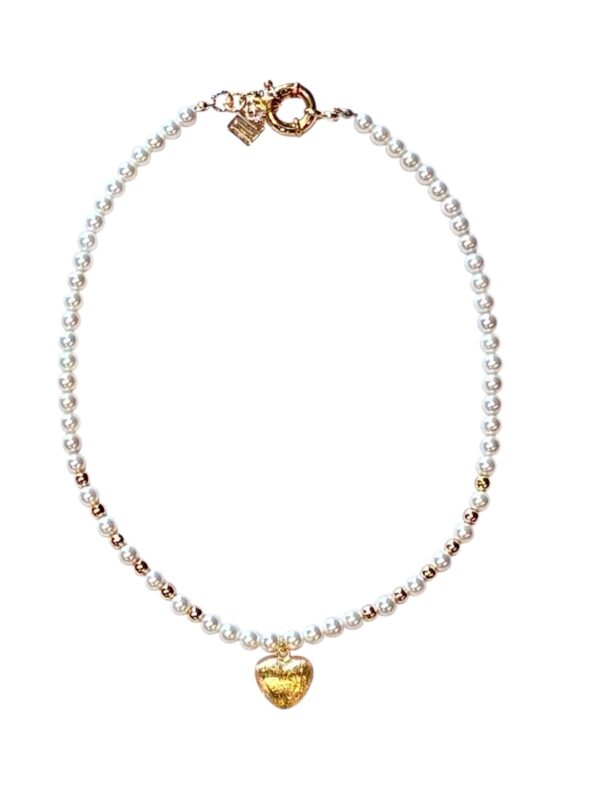 11. Collana gold heart