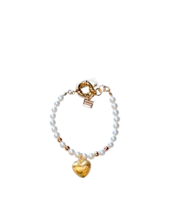 10. Bracciale gold heart
