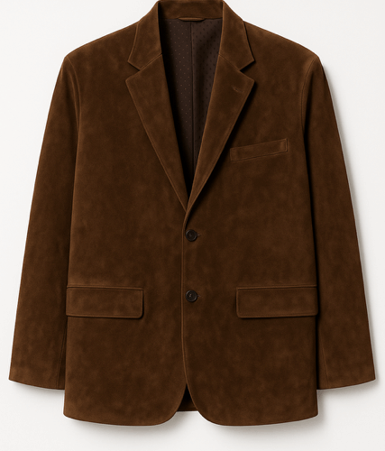 Giacca over camoscio